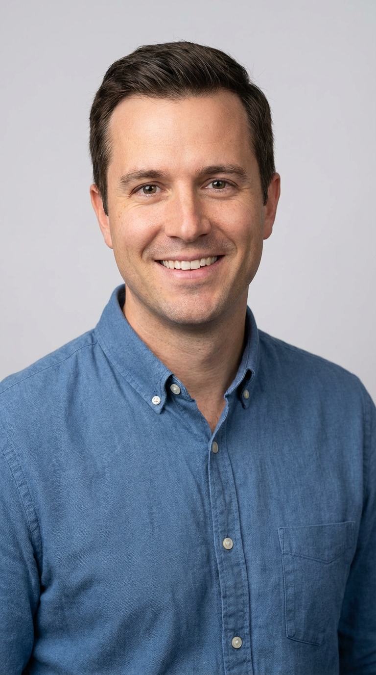 Actor headshot example