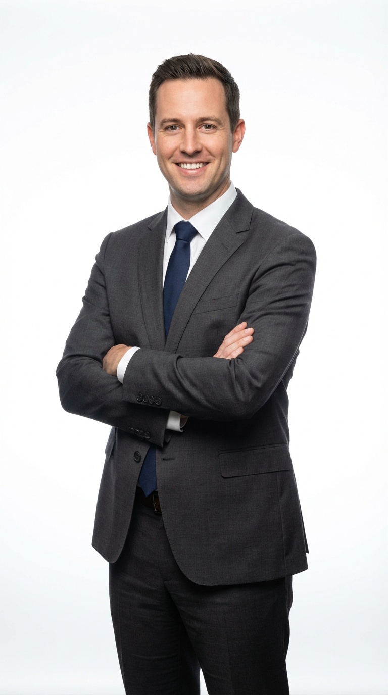 Professional AI-generated female headshot example