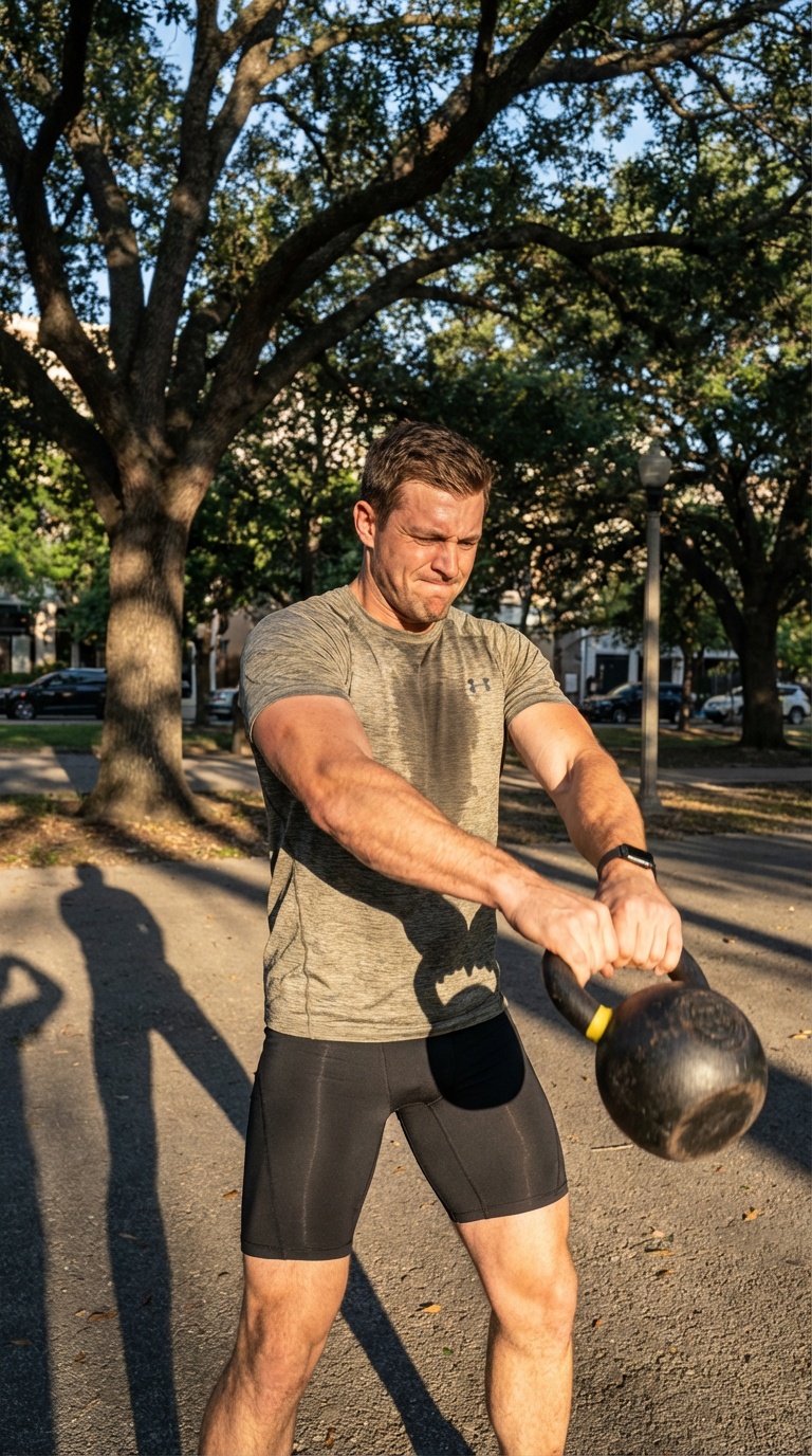 Fitness photography example